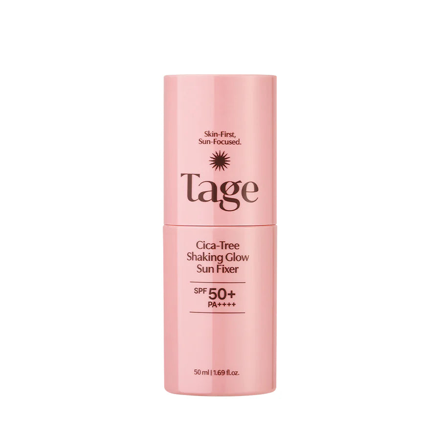 Protector solar en spray: Cica-Tree Shaking Glow Sun Fixer de Tage