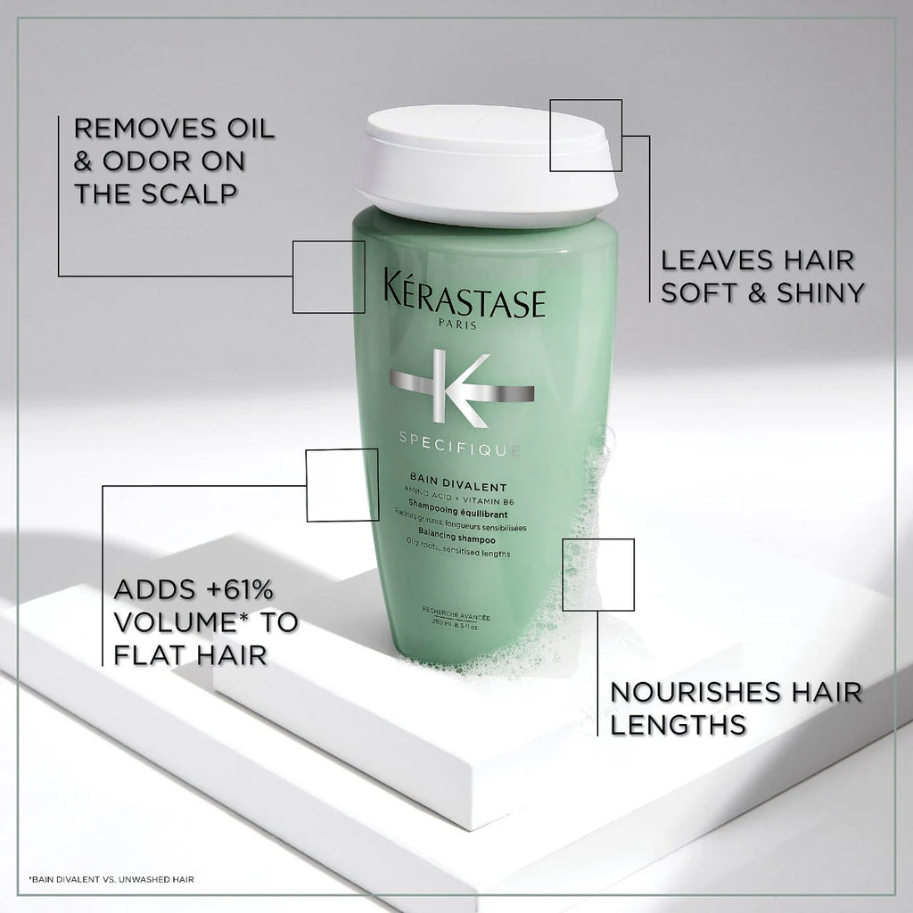 (80ml) Shampoo purificante: Spécifique Bain Divalent Balancing Shampoo de Kérastase