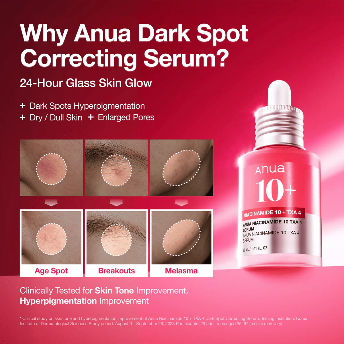 Niacinamide 10% + TXA 4% Serum de Anua