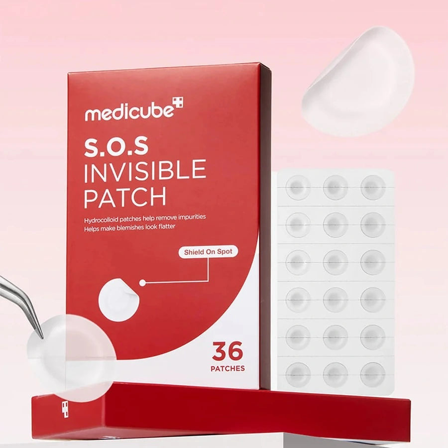 Parches ultrafinos S.O.S Invisible Patch Set de Medicube