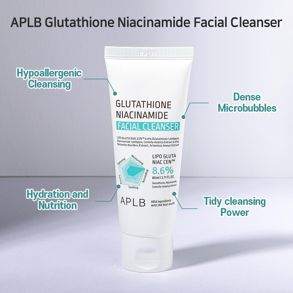 Limpiador facial Glutathione Niacinamide Facial Cleanser de APLB