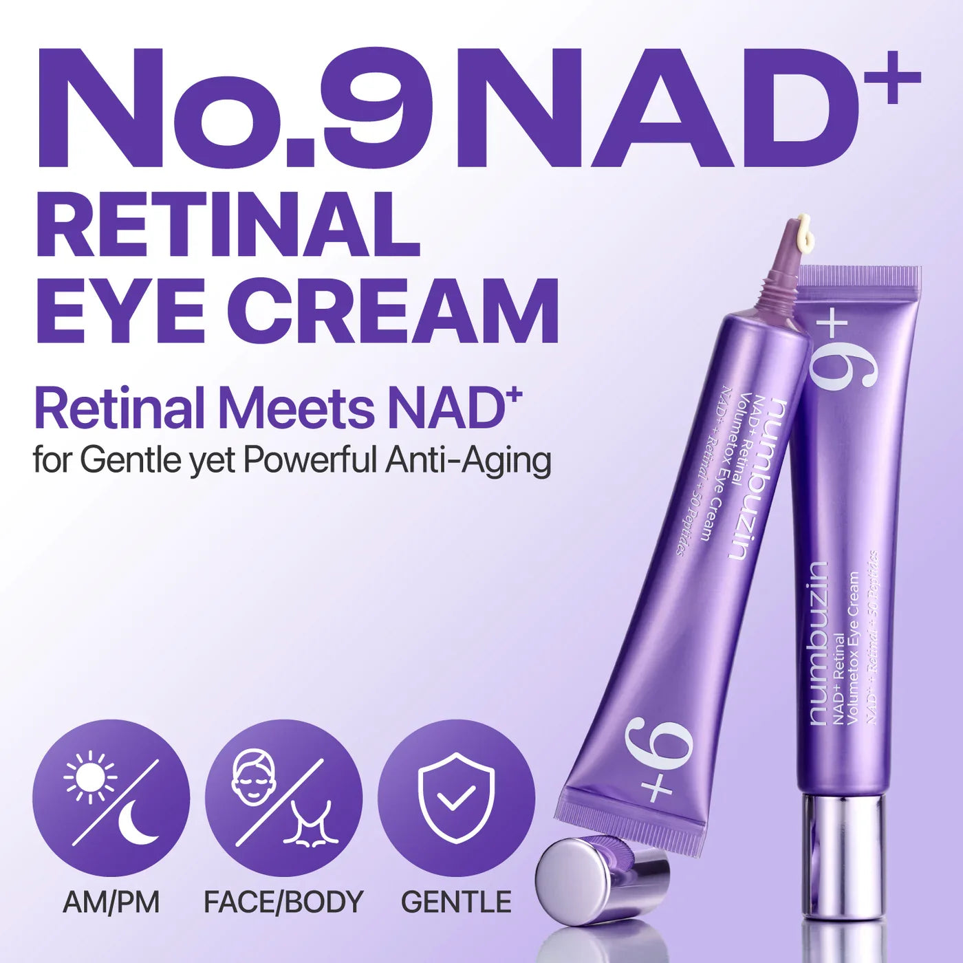 No.9 NAD+ Retinal Volumetox Eye Cream de Numbuzin