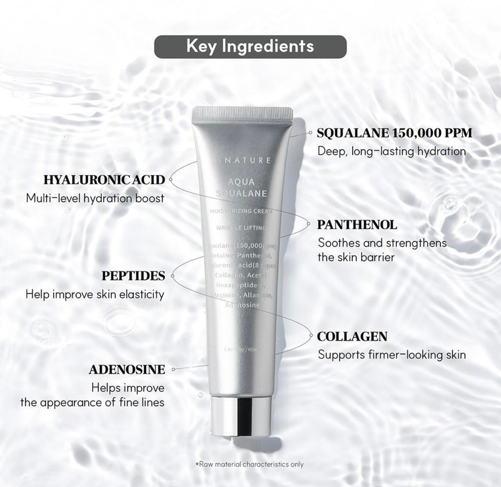 Aqua Squalene Moisturizing Cream de S. NATURE