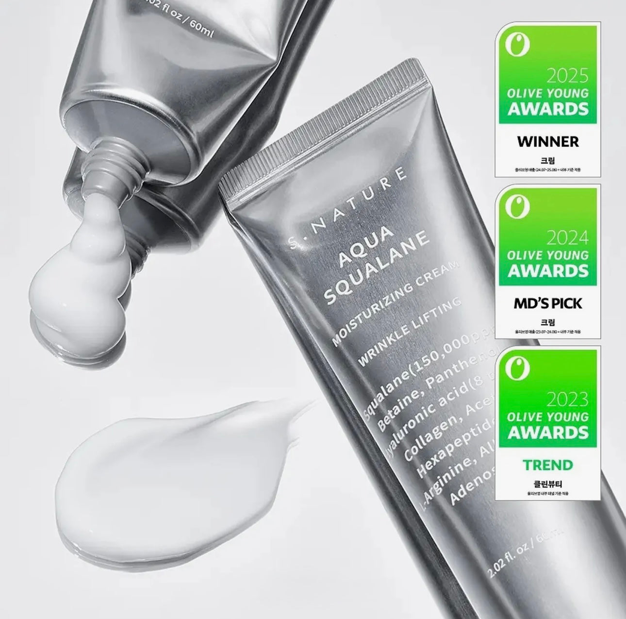 Aqua Squalene Moisturizing Cream de S. NATURE