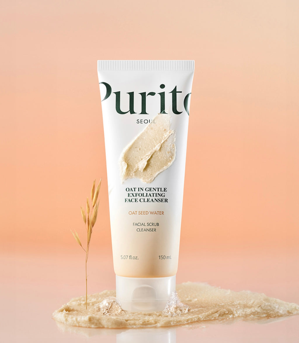 Limpiador facial Oat-in Gentle Exfoliating Face Cleanser de Purito