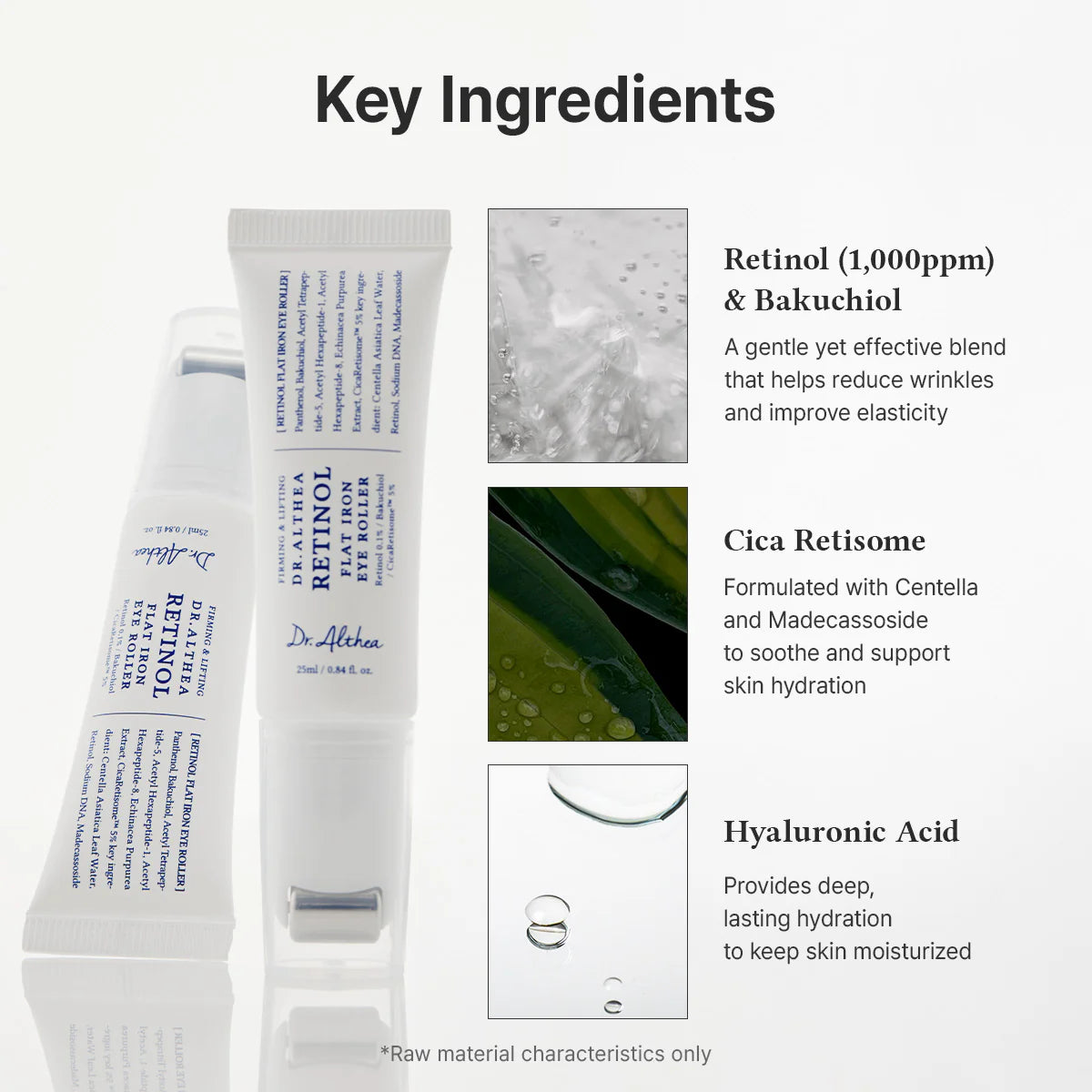 Retinol Flat Iron Eye Roller de Dr. Althea