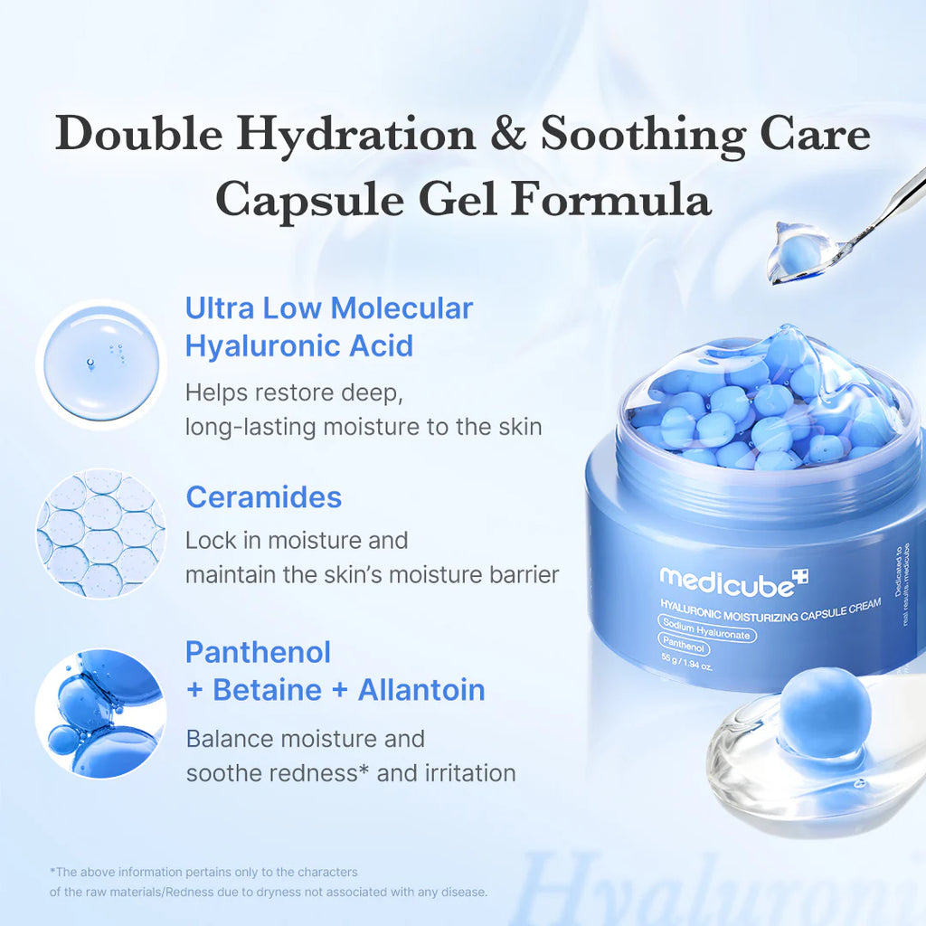 Hyaluronic Moisturizing Capsule Cream de Medicube