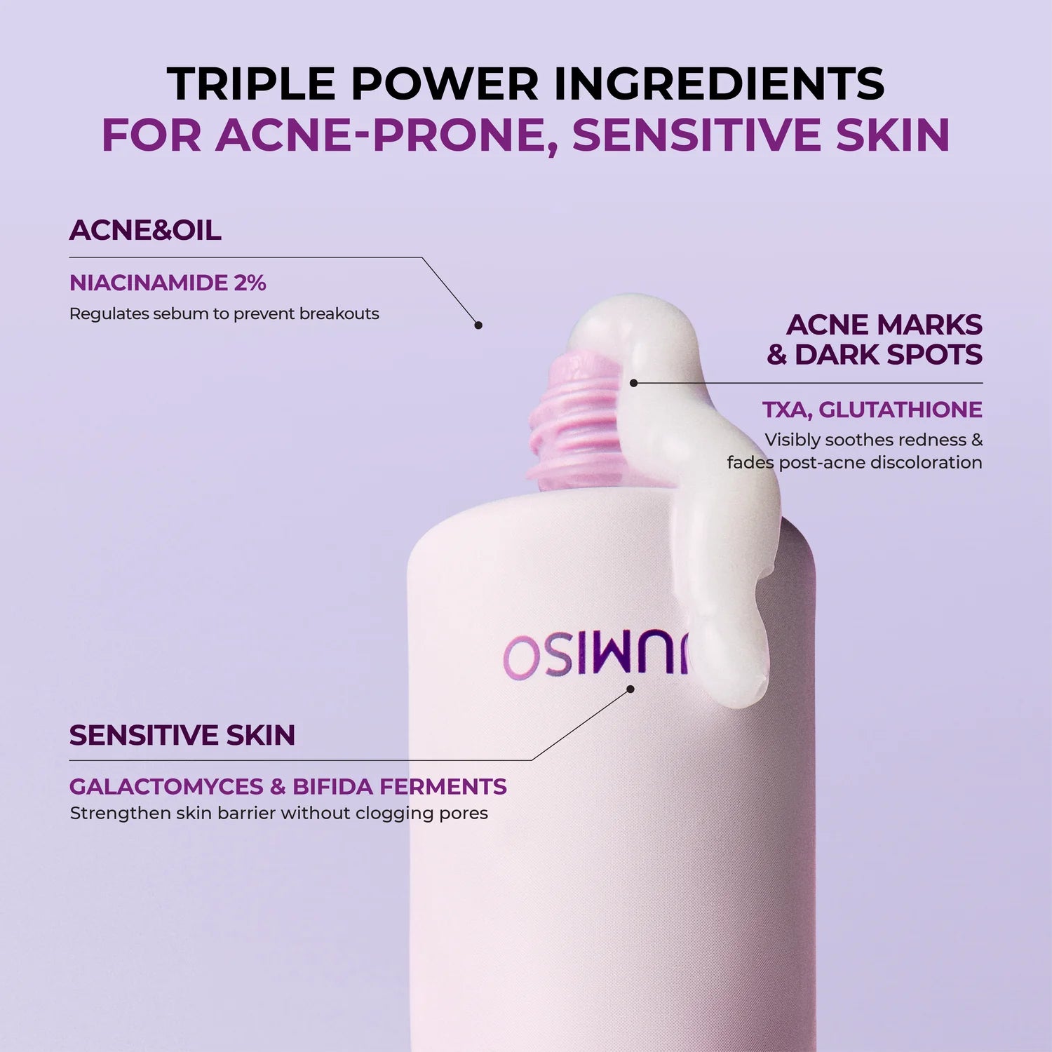 Gel hidratante Niacinamide 2 + Oil Control Cream