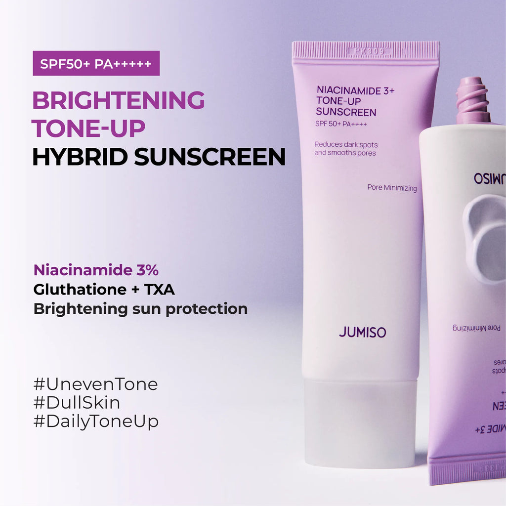 Protector solar Niacinamide 3 + Tone-up Sunscreen de Jumiso