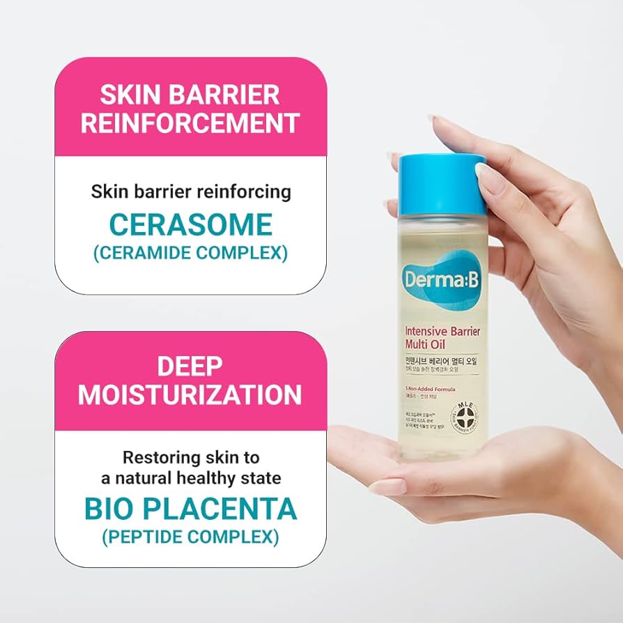 Aceite corporal reparador: Intensive Barrier Multi Oil de Derma:B