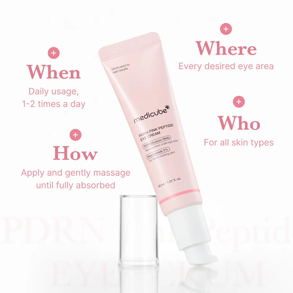 PDRN Pink Peptide Eye Cream de Medicube
