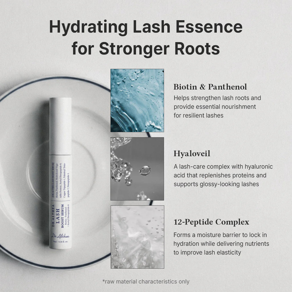 Serum para pestañas y cejas: Lash Boost Serum de Dr. Althea
