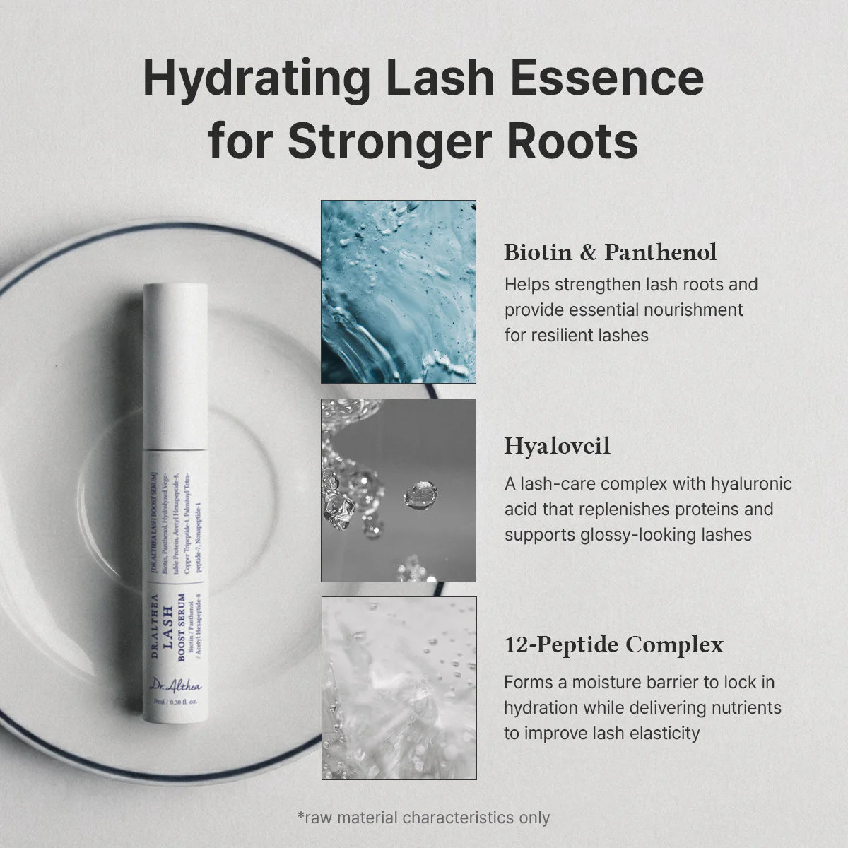 Serum para pestañas y cejas: Lash Boost Serum de Dr. Althea