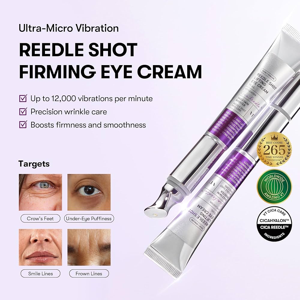 Contorno de ojos vibratorio: Reedle Shot Lifting Eye Cream de VT