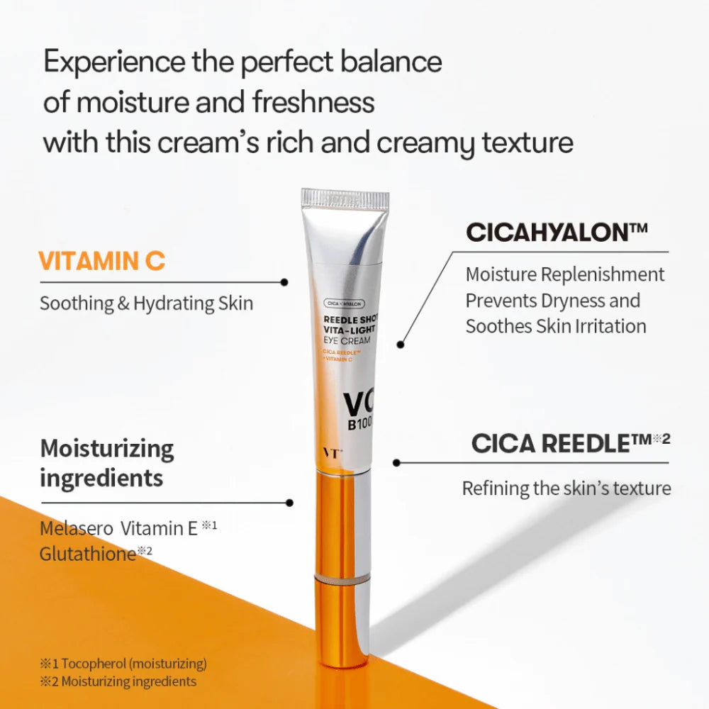 Contorno vibratorio: Reedle Shot Vita-Light Eye Cream de VT