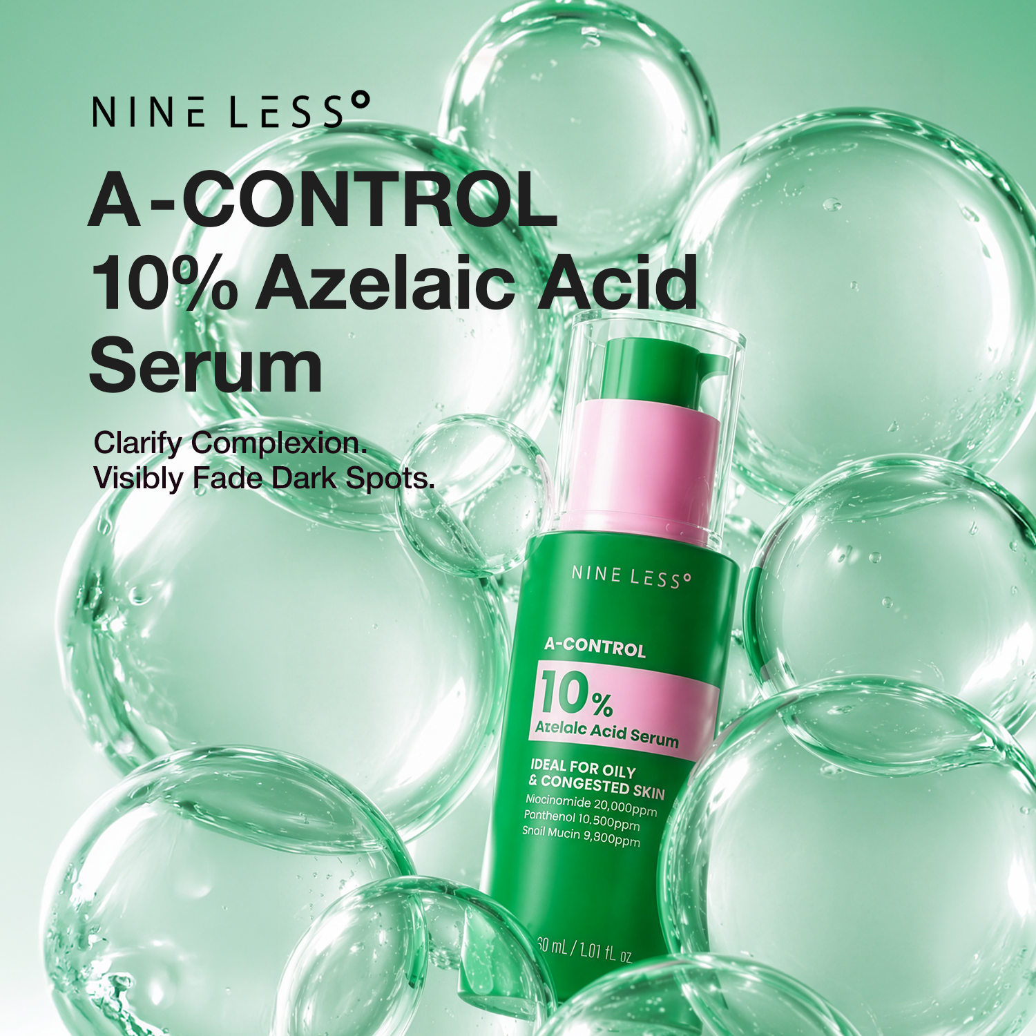 A Control 10% Azelaic Acid Serum de Nine Less