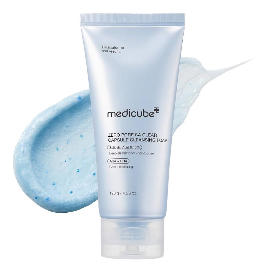 Limpiador facial Zero Pore SA Clear Capsule Cleansing Foam de Medicube
