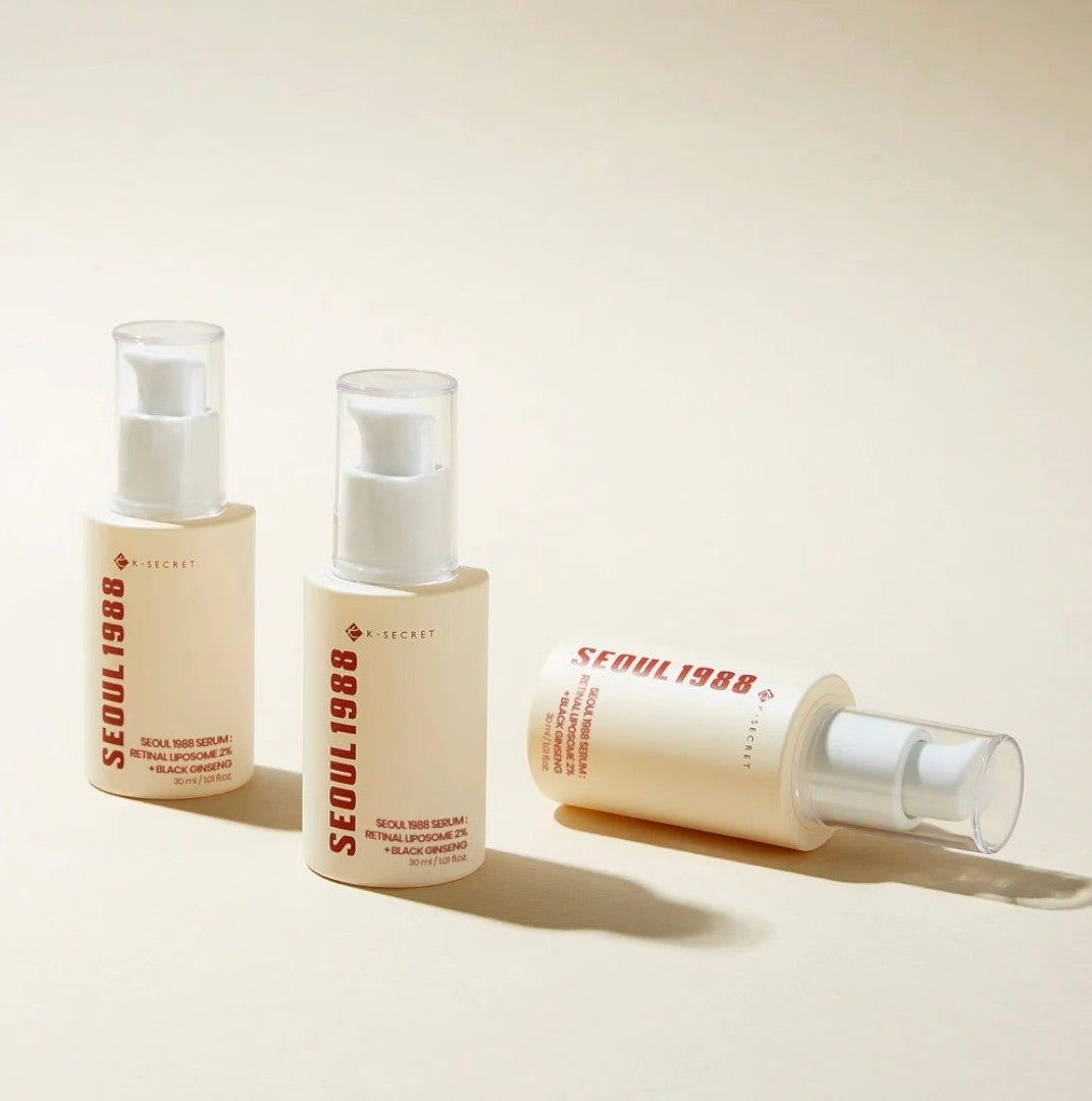 Seoul 1988: Retinal Liposome 2% + Black Ginseng de K-Secret