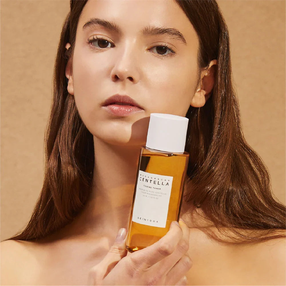Tónico exfoliante suave Madagascar Centella Toning Toner de Skin1004