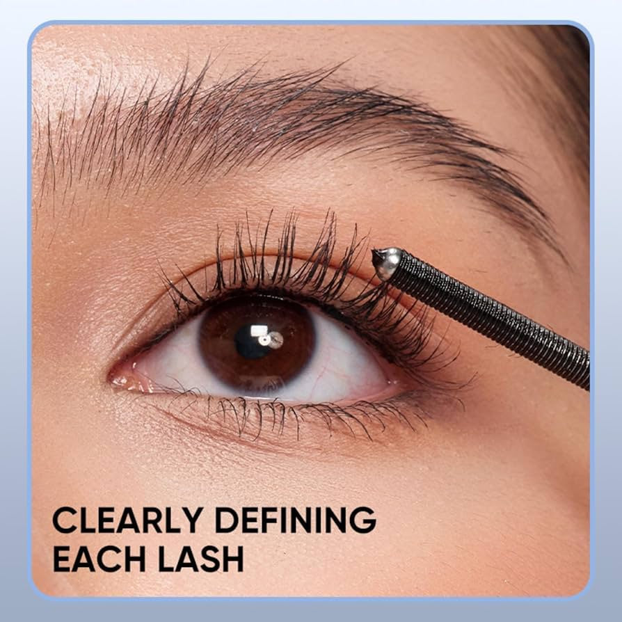 Máscara de pestañas (tono marrón): 3D Curling Eyelash Iron Mascara de Judydoll