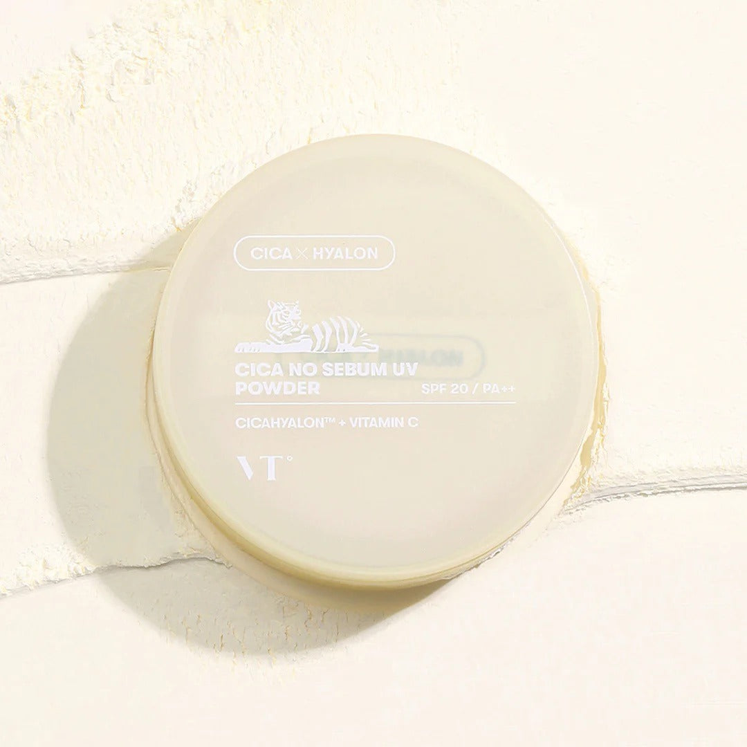 Polvo matificante con protección solar: Cica No Sebum UV Powder de VT