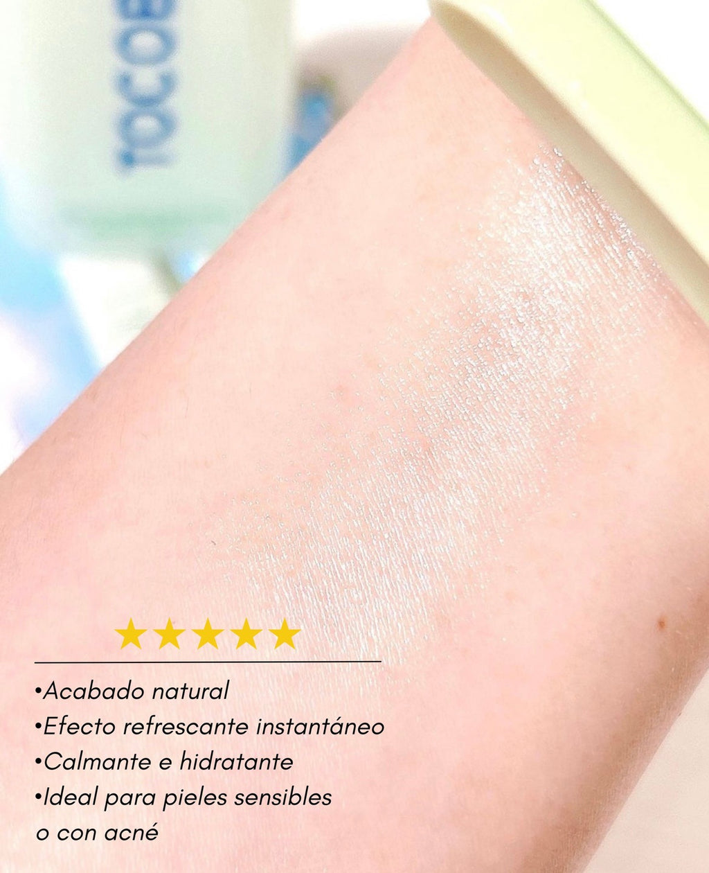 Protector solar en barra Cica Cooling Sun Stick SPF50+ PA++++ de Tocobo