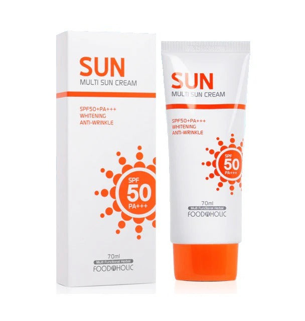 Protector solar aclarante Multi Sun Cream SPF50+ PA+++ de Foodaholic