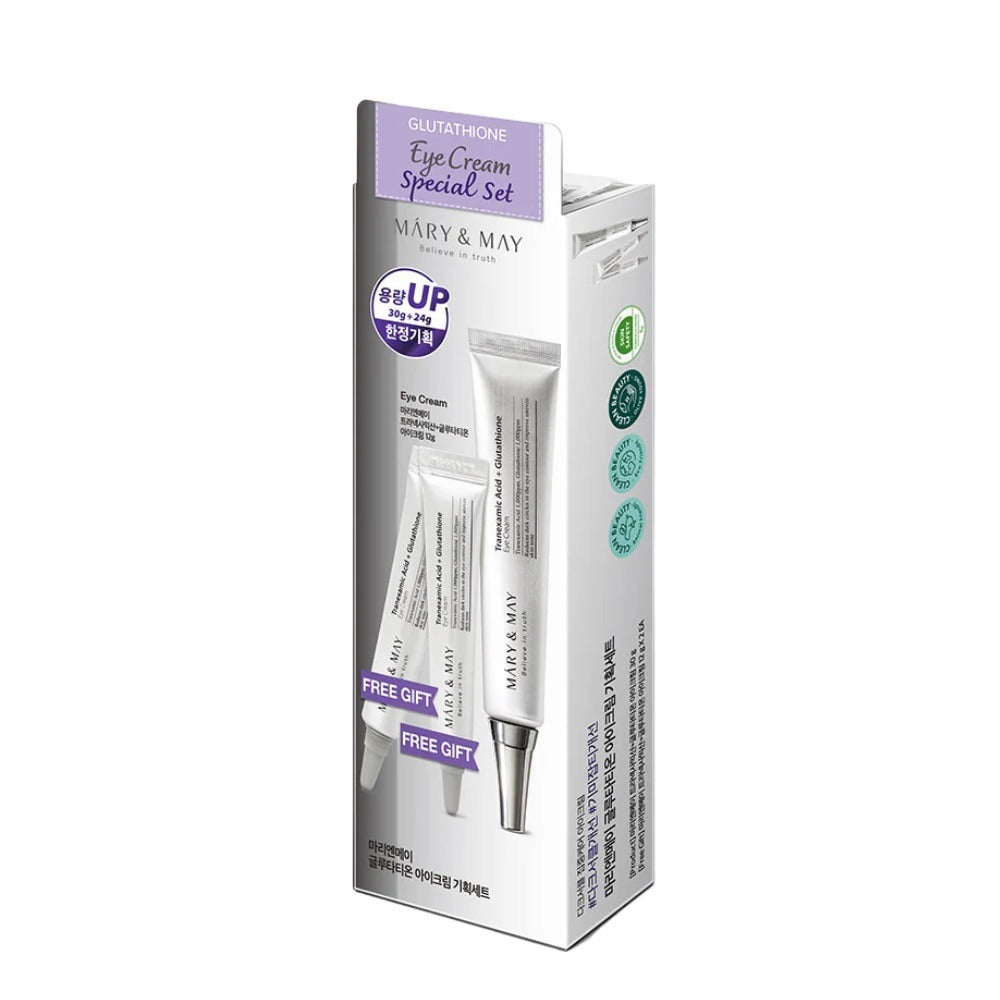Set especial: Tranexamic Acid + Glutathione Eye Cream de Mary&May