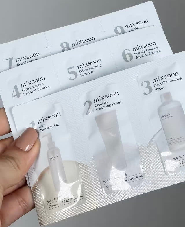 Set de prueba con 9 pasos de Mixsoon