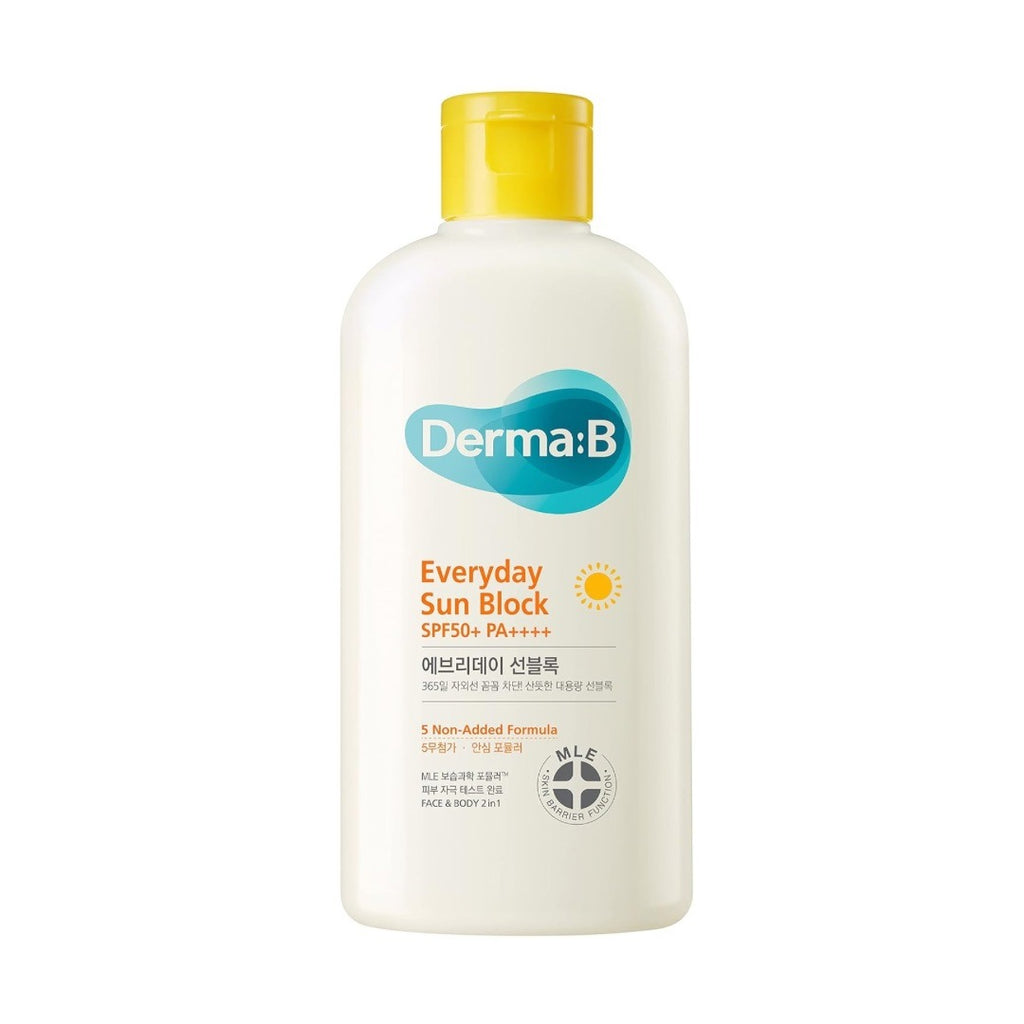 Protector solar corporal y facial: Everyday Sun Block de Derma:B