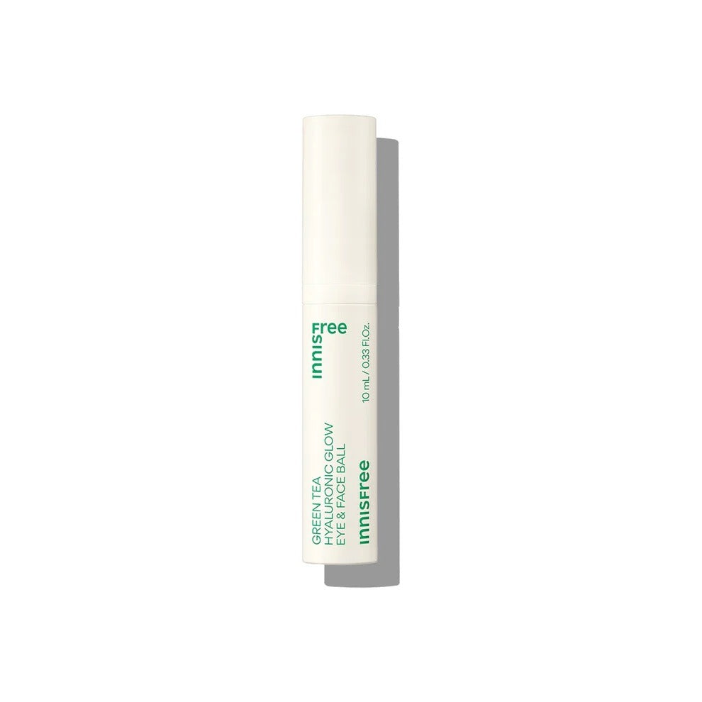 Contorno de ojos: Green Tea Hyaluronic Glow Eye & Face Ball de Innisfree