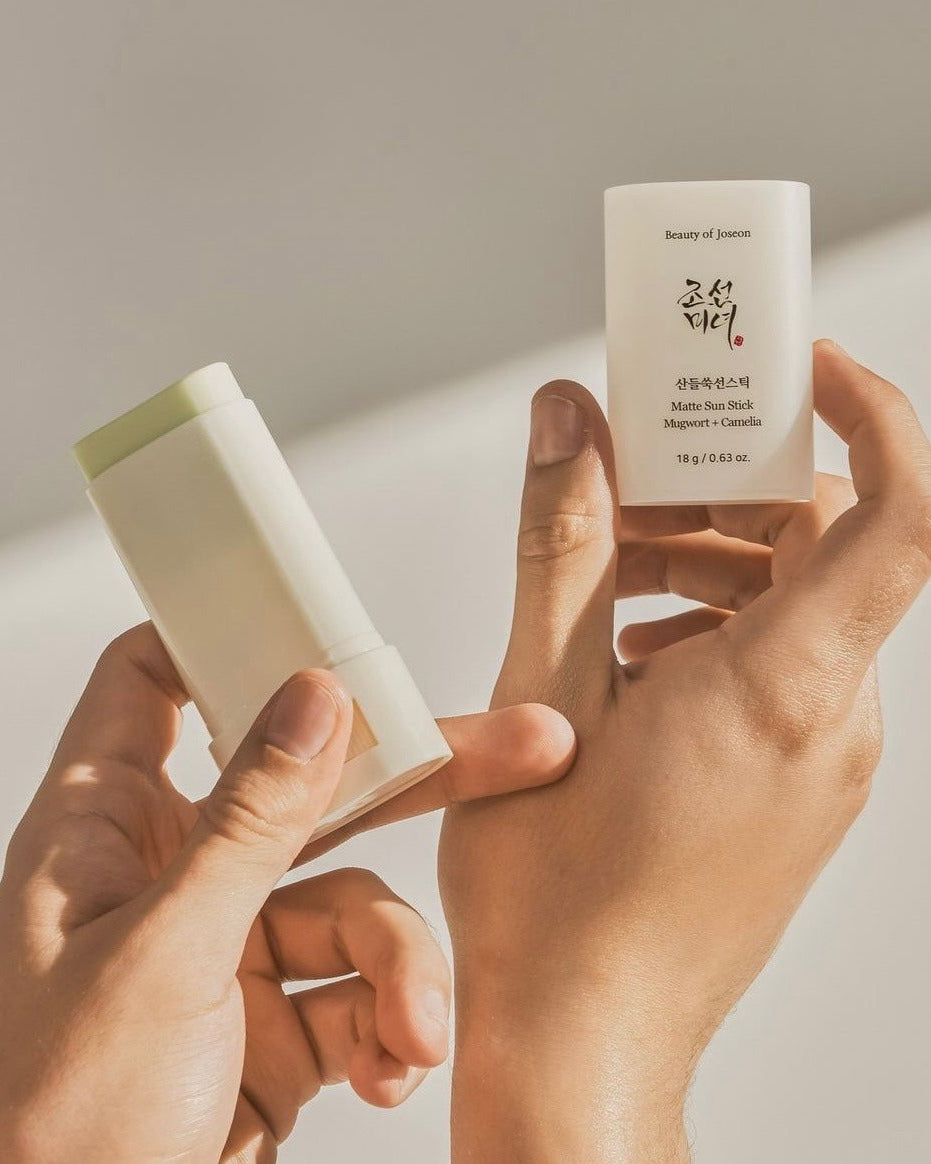 Protector solar en barra Matte Sun Stick Mugwort + Camelia de Beauty of Joseon